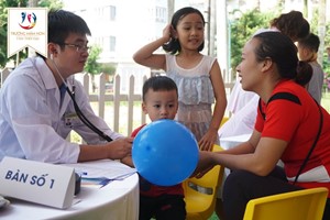 Khám sức khỏe và tư vấn dinh dưỡng miễn phí tại Mầm non Tân Thời Đại cơ sở Tân Tây Đô 30/09/2018 