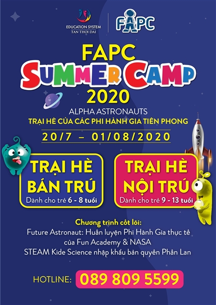 FAPC SUMMER CAMP 2020 – ALPHA ASTRONAUTS – TRẠI HÈ CỦA CÁC PHI HÀNH GIA TIÊN PHONG
