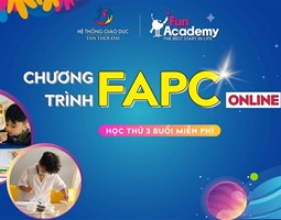 Chương trình FAPC Online dành cho học sinh 3-6 tuổi - Trải nghiệm Miễn phí