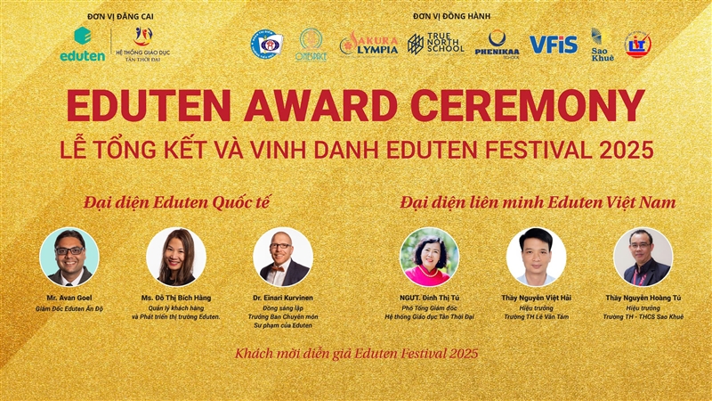 EDUTEN FESTIVAL 2025 – RỰC RỠ NHỮNG VÌ TINH TÚ ĐAM MÊ TOÁN HỌC