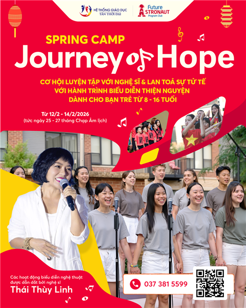 Ba mẹ đã có kế hoạch Tết cho con chưa? Cùng kiến tạo "Hành trình Hy vọng" với FAPC Spring Camp 2026