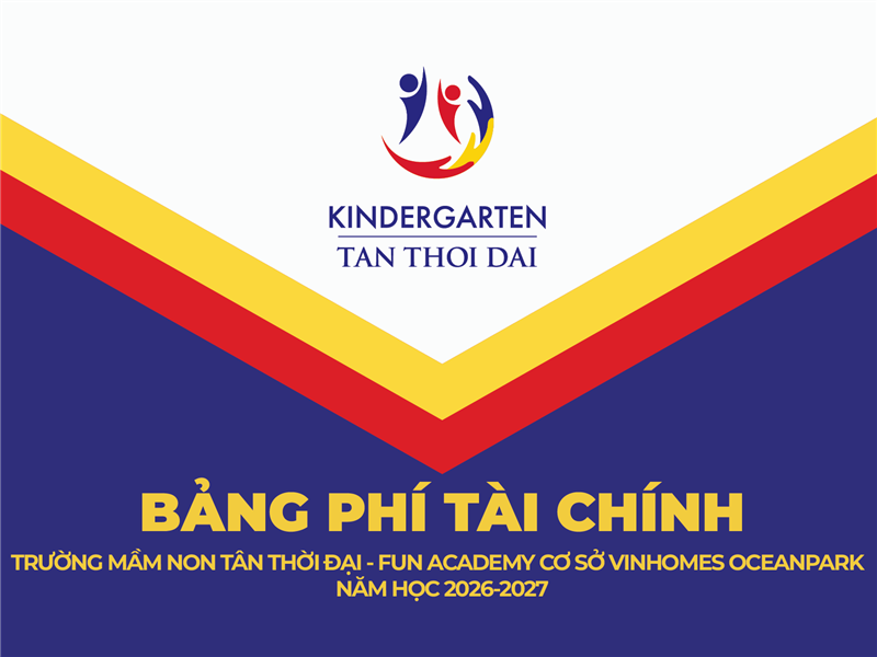 BẢNG PHÍ TÀI CHÍNH TRƯỜNG MẦM NON CƠ SỞ OCEAN PARK